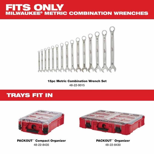 15pc Metric Combination Wrench