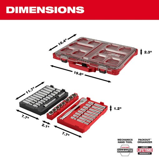 47PC 1/2" Drive SAE & Metric