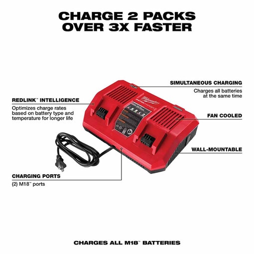 M18 Dual Bay Simultaneous Rapid