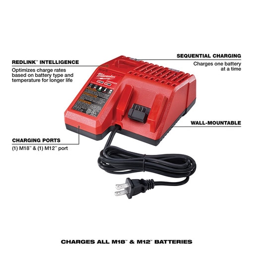 M12 M18 Multi-Voltage Charger