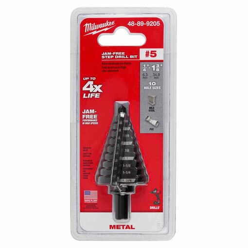 #5 Stepbit 1/4"- 1-3/8"