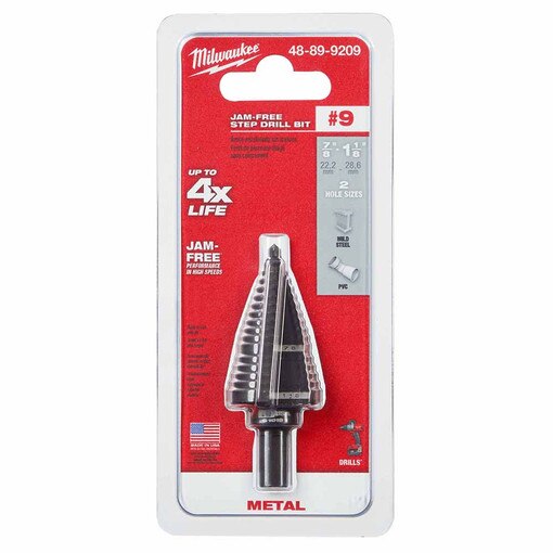 #9 Stepbit 7/8" & 1-1/8"