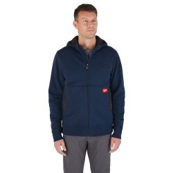 GRIDIRON Full-Zip Hoodie - Navy