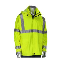 Arc Rated Rain Jacket, PU/Cotton,