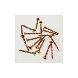 1 Box 6 X 1-1/4" Coarse Yellow Zinc