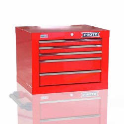 27" 5-Drawer Single Bank Short Top