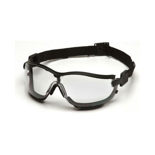 V2G Black/Clear Lens Safety Goggles