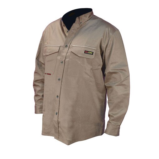 FR Men's Woven Long Sleeve Button,