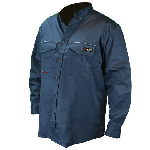 FR Men's Woven Long Sleeve Button,