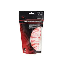 25 Pack Lens Cleaning Towelette Bag