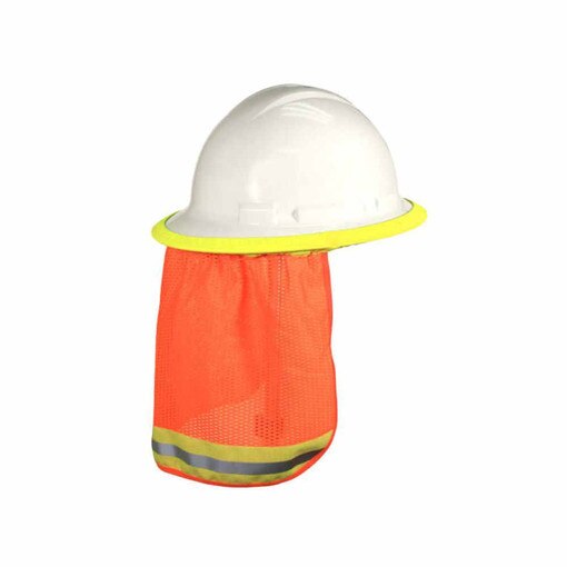 Mesh Neck Shade, Orange, One Size