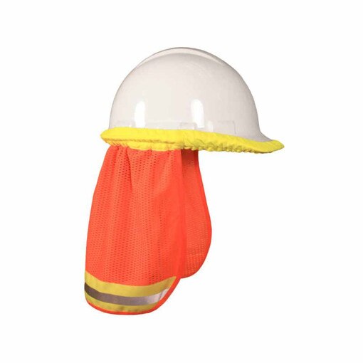 Mesh Neck Shade, Orange, One Size