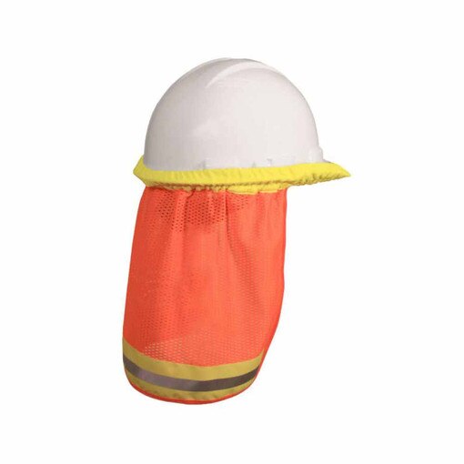 Mesh Neck Shade, Orange, One Size