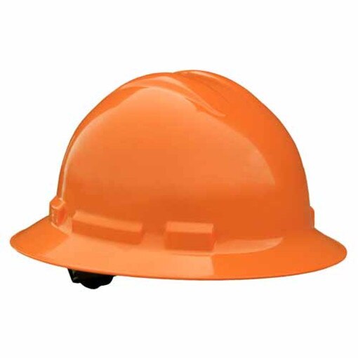 Orange 6 Point Ratcheting Full Brim