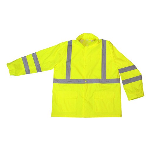 3X Un-Lined Rain Jacket, Green CL-3