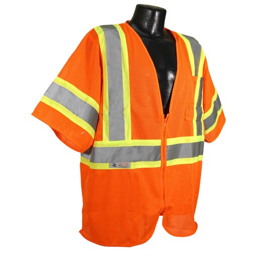 XL Class 3 Two Tone Vest - Orange