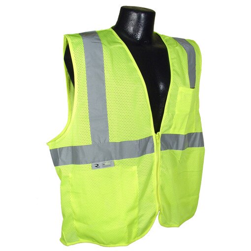 Small Class 2 Green Mesh Zipper