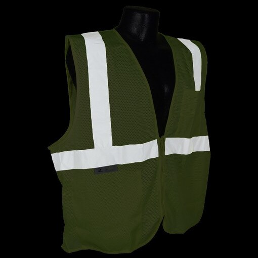 Small Class 2 Green Mesh Zipper