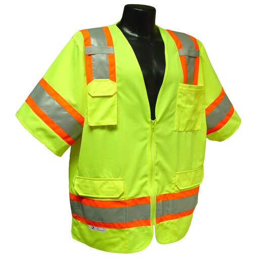 Class 3 Surveyor Vest - Green, 4X