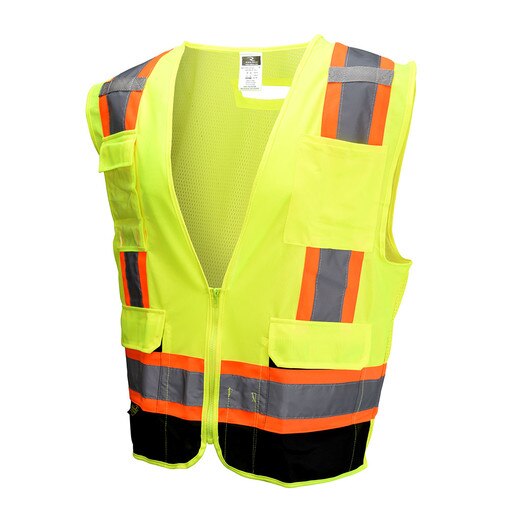 SV6 Class 2 Surveyor Vest, Zipper,