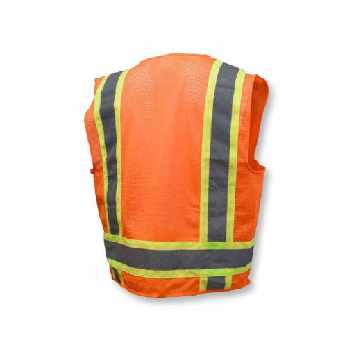 2XL - Orange Two Tone Surveyor Vest