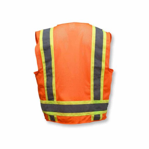 2XL - Orange Two Tone Surveyor Vest