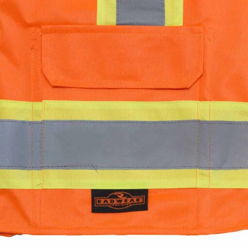 2XL - Orange Two Tone Surveyor Vest