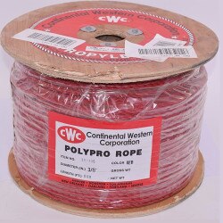 3/8 X 600' Red Poly Rope