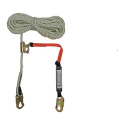 50' Rope Lifeline With 3' Lanyard