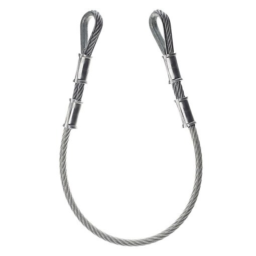 Line Line Cable Loop Safewaze FS830 Coated Cable Flip Line With Loops On Both Ends