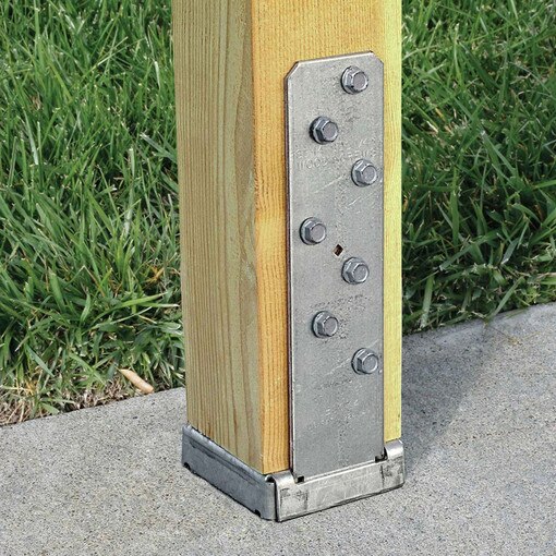 Simpson Strong-Tie CBSQ44-SDS2HDG (4x4) Hot-Dip Galvanized Standoff ...