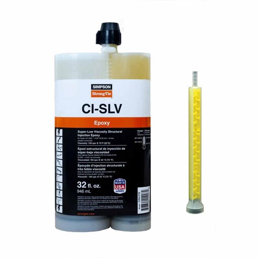 Simpson Epoxy Chart.pdf Simpson Strong-Tie CISLV32 (32 oz.) Super-Low-Viscosity Structural ...