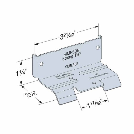 Simpson Strong-Tie SUBE362-R100 (3-5/8
