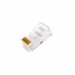 Open-Pass Cat5E Modular Plugs