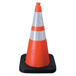 28" Orange Enviro-Cone, 6" & 4"