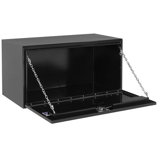 Weatherguard 550 5 02 gloss black steel underbed box jumbo 16 2 cu ft 