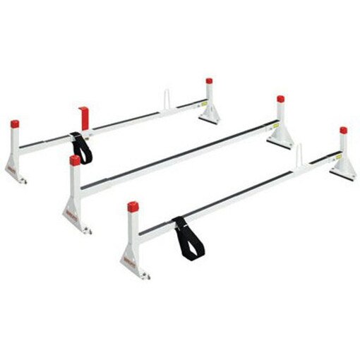 White All-Purpose Van Rack