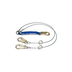 6' DeCoil Tie-Back 2-leg Lanyard