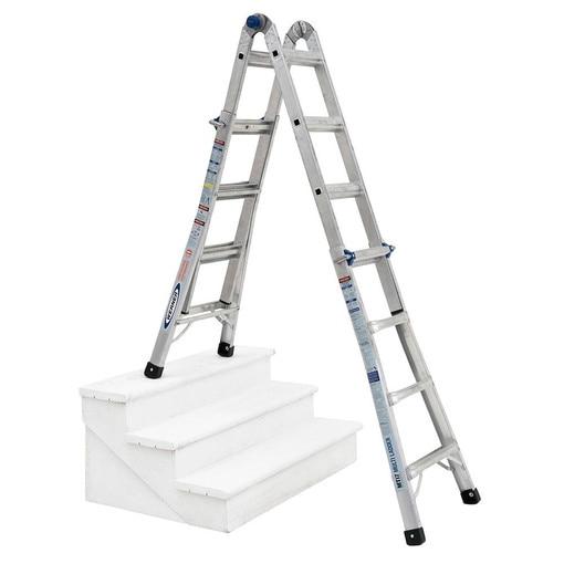18' Reach Multi-Position Ladder,