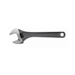 6" Adjustable Wrench, Black