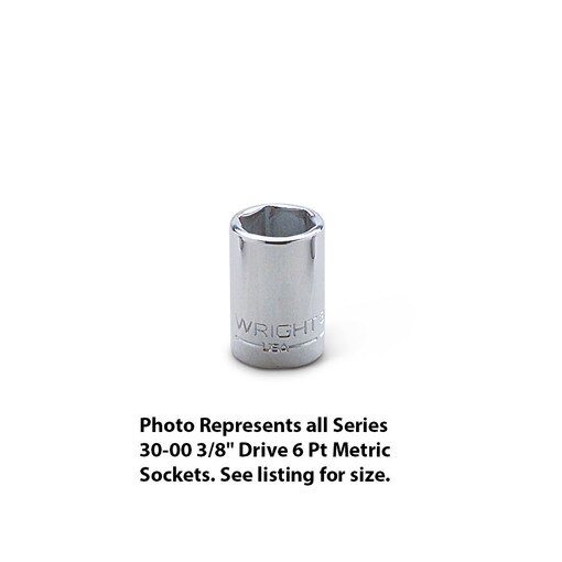 11mm X 3/8" Drive 6 Point Standard