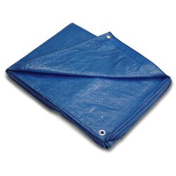 CWC 070622 10' x 12' Blue Poly Tarp