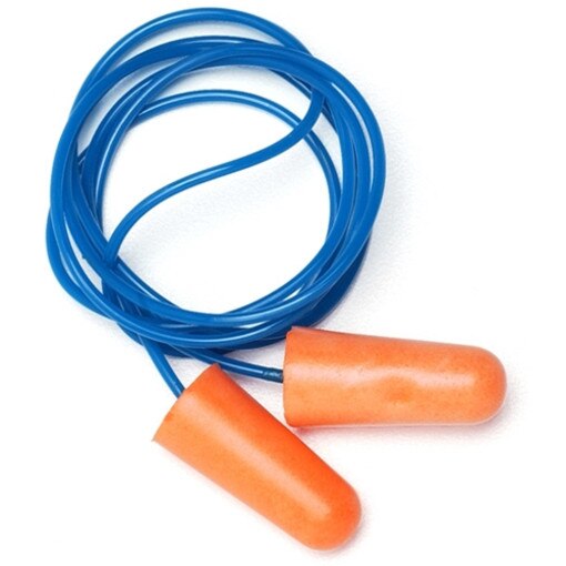 Corded taper fit disp plug -NRR