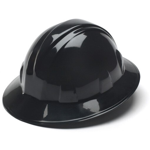 Black Full Brim Style 4 Point