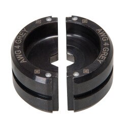 6-Ton Crimping Die For 4 Awg Cable