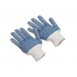 Knit Glove Blue Pvc Blocks (L)