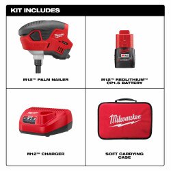M12 Palm Nailer Kit 2458-21