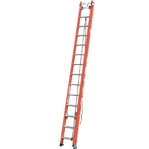 Werner D6228-2X0002 300-lb Rating Type 1A Fiberglass Extension Ladder ...