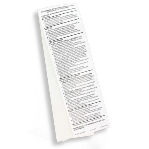 Safety Label Fiberglass Extension